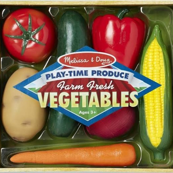 Melissa & doug playtime realistic vegtables - Picture 2 of 2
